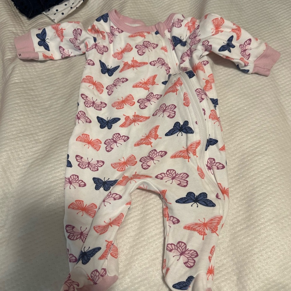 Butterfly Print Kids One Piece
